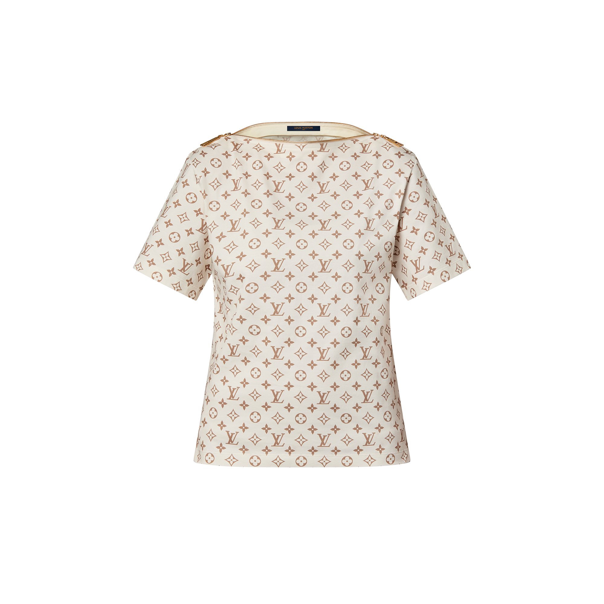 Monogram Print Bateau T Shirt Women Ready To Wear Louis Vuitton